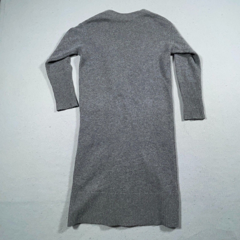 Halogen Cardigan Women XXS Petite Longline Open Front Wool Cashmere Minimalist - Picture 10 of 11